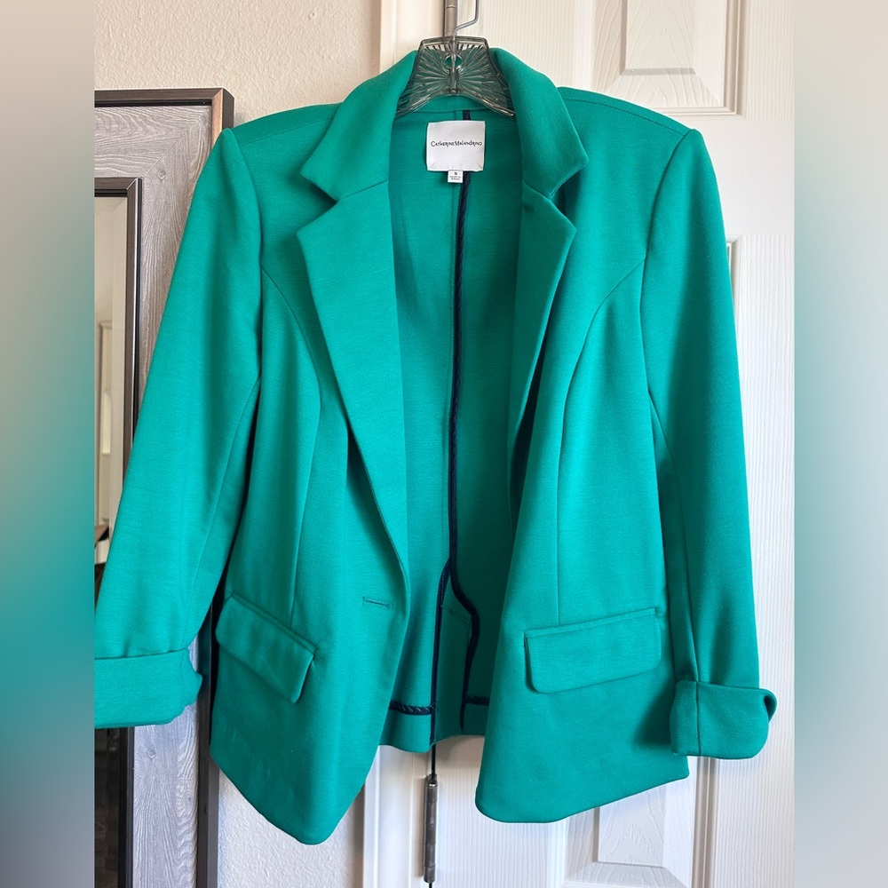 Green women’s blazer